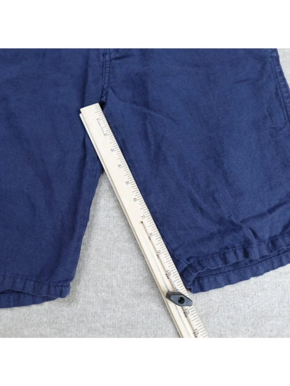 Paperbacks Mens Shorts 32 Blue 100% Linen 11